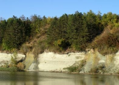 Lakeshore in autumn