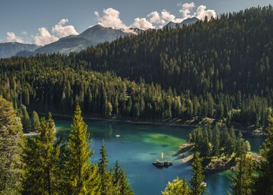 Mountain Lake Caumasee