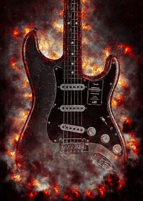 Fender Stratocaster Fire