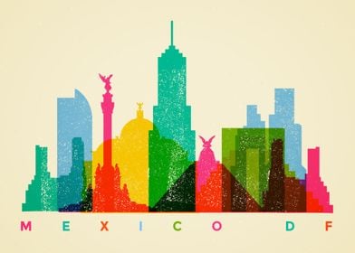 Mexico DF Skyline