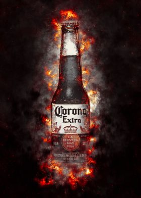Corona in Fire