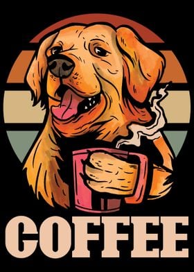 Golden Retriever Coffee