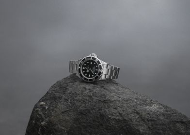 Rolex Sea Dweller on Rock