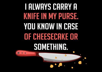 Cheesecake Knife Funny Foo