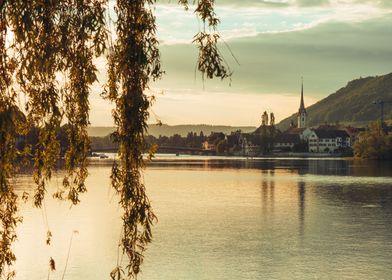 Swiss Village Sunset