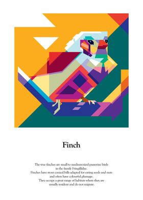 WPAP of finch bird