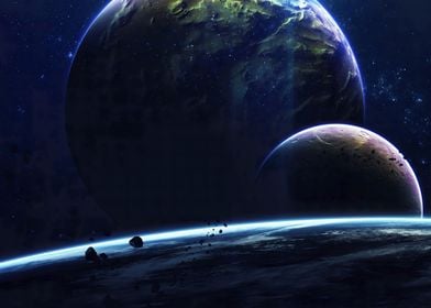 Planet Parade sci-fi art