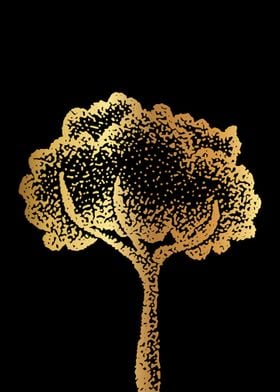 Gold Vintage Tree 1