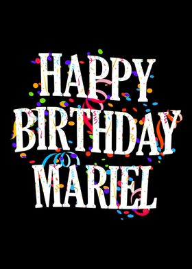 Happy Birthday Mariel