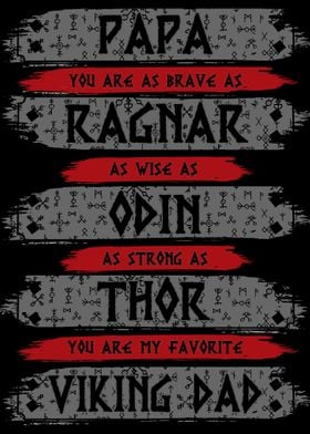 Ragnar Odin Thor Best Dad
