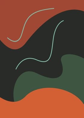 abstract retro colors