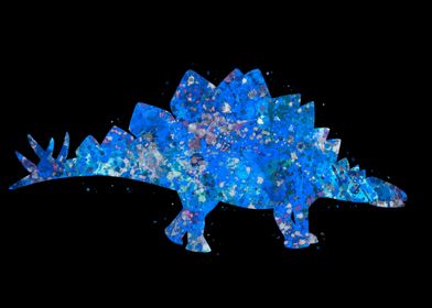 Stegosaurus Dino Blue