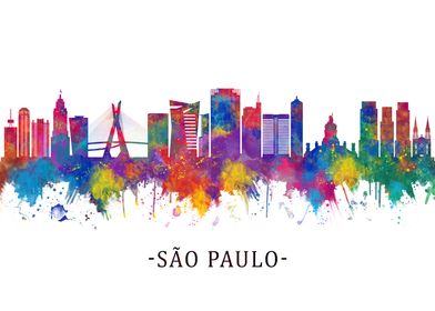 Sao Paulo Brazil Skyline