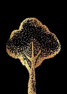 Gold Vintage Tree 6