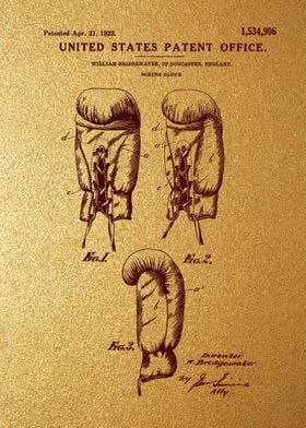 94 Boxing Glove Patent