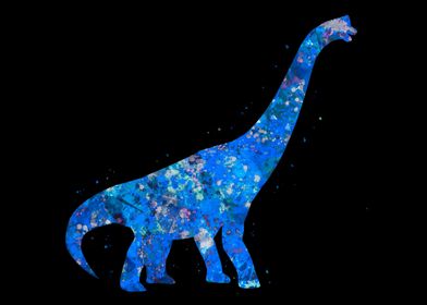 Brontosaurus Dino Blue