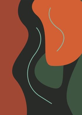 abstract retro colors