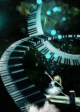 Wonderful fantasy piano