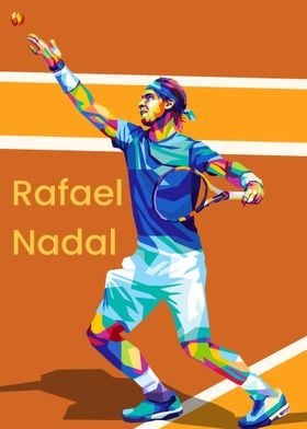 Rafael Nadal Pop Art