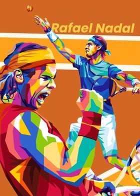 Rafael Nadal Pop Art