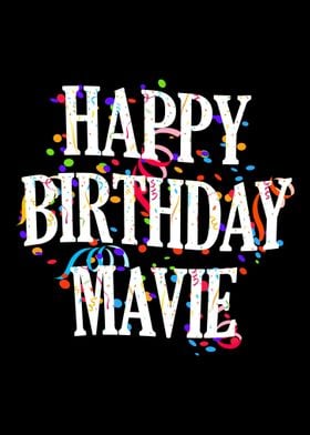 Happy Birthday Mavie