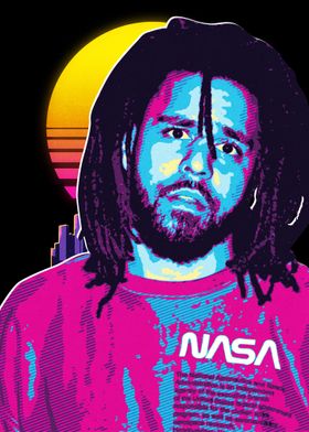 J Cole Poster