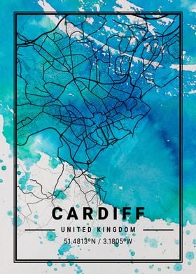 Cardiff Antlia Watercolor 