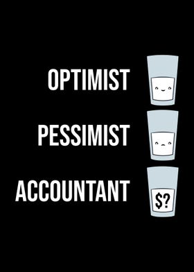 Optimist Accountant Glass