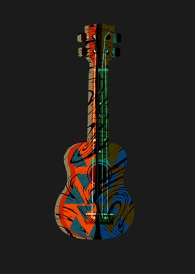 Colorful Ukulele Guitar