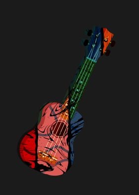 Colorful Ukulele Guitar