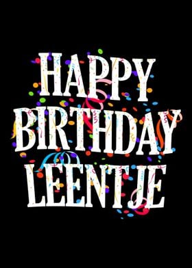 Happy Birthday Leentje