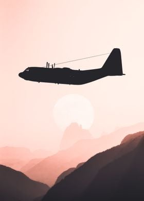 Military transport plane