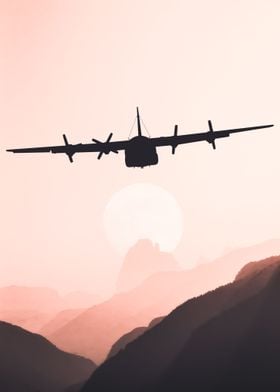 Military transport plane