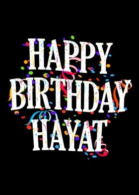 Happy Birthday Hayat