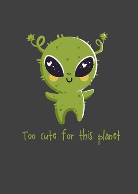 Kawaii Alien Outer Space