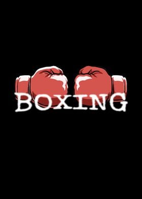 Boxing Gloves Simple Text