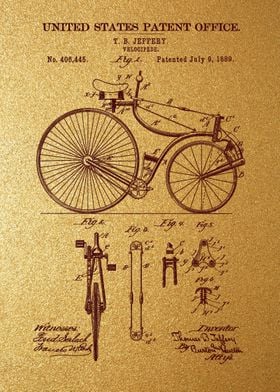 3 Velocipede Patent 1889