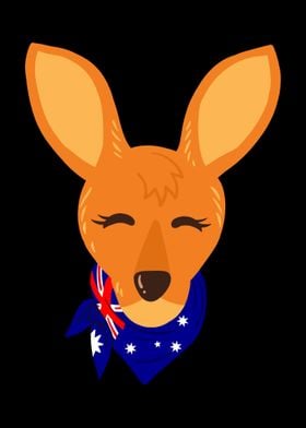 Kangaroo Australian Flag