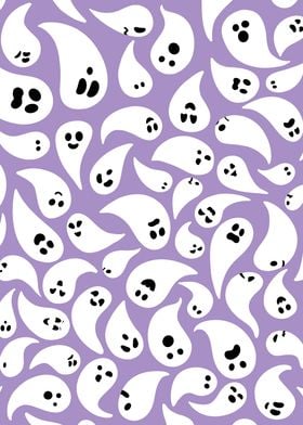 Halloween Ghosts Pattern