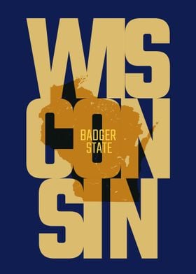 WISCONSIN COLOR POSTER