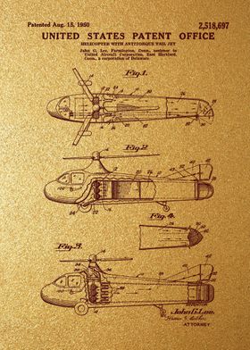 33 1950 Helicopter Patent