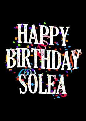 Happy Birthday Solea