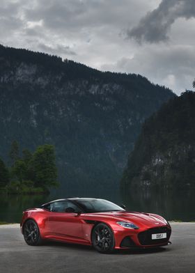 Aston Martin DBS in nature