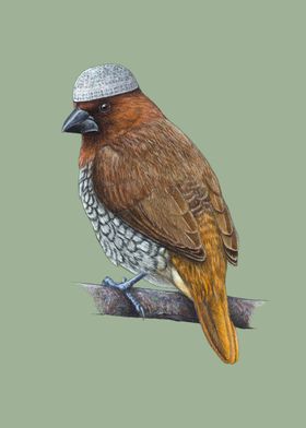 Scaly breasted munia 