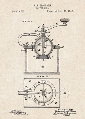 1890 Coffee Mill