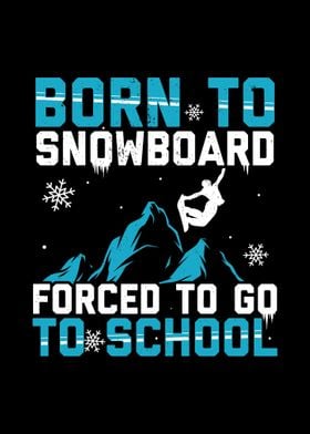 Snowboarder Christmas Gift