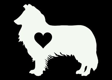 Border Collie Heart Collie