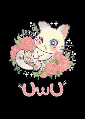 Uwu Cat Kwaii Cute Japan