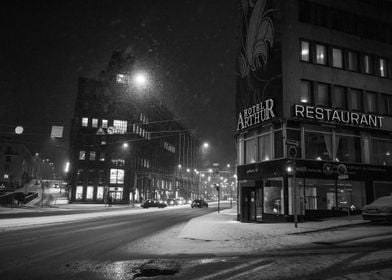 Helsinki Winter Night