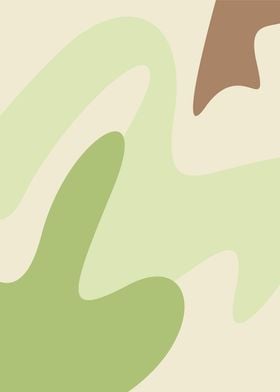 green brown abstract